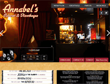Tablet Screenshot of annabelscabaret.co.uk